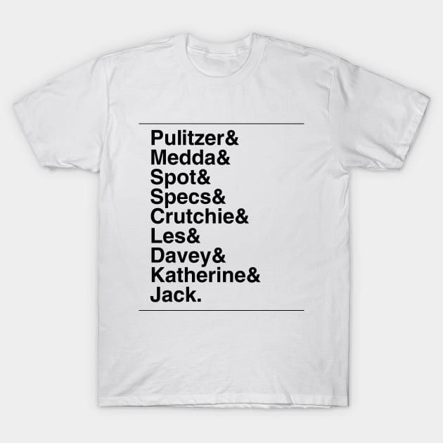 Newsies Characters T-Shirt by KidCrying
